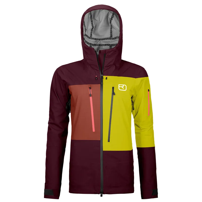 Zertifiziert ORTOVOX 3L Deep Shell Jacket W Hardshelljacke rot