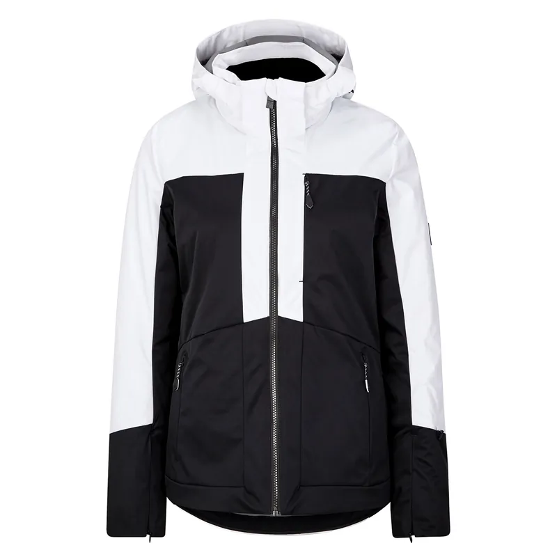 Schnäppchen Ziener Talsina Damen Skijacke schwarz weiss
