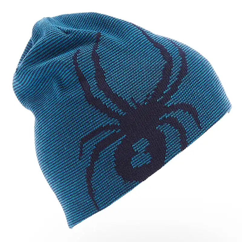 Spyder Reversible Innsbruck Wendbare Mütze blau Geprüft