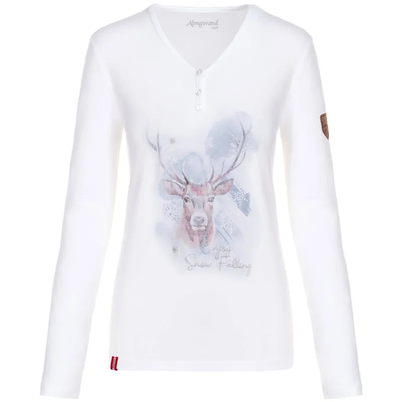 Almgwand Schafbachalm Damen Longsleeve weiss Sofort Bestellen