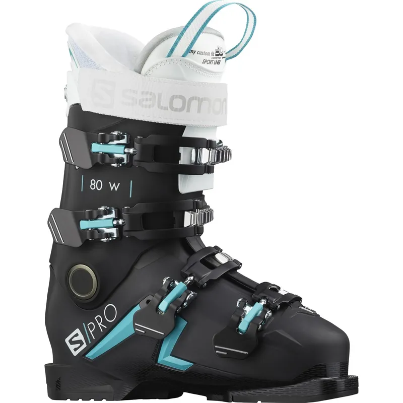 Rabatt Salomon S/PRO MV 100 Damen Skischuhe schwarz