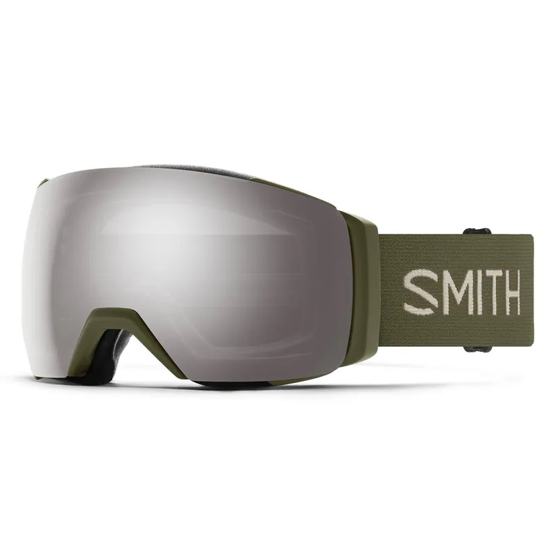 Markenware Smith Goggle I/O Mag XL Skibrille forest ChromaPop Sun Platinum Mirror