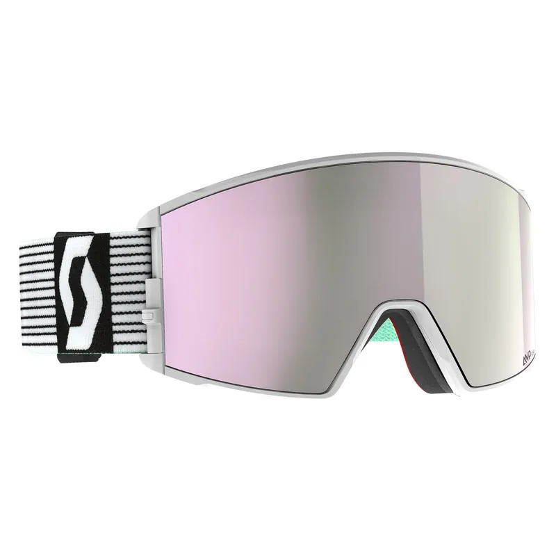 Abverkauf Scott Goggle React AMP pro Skibrille white