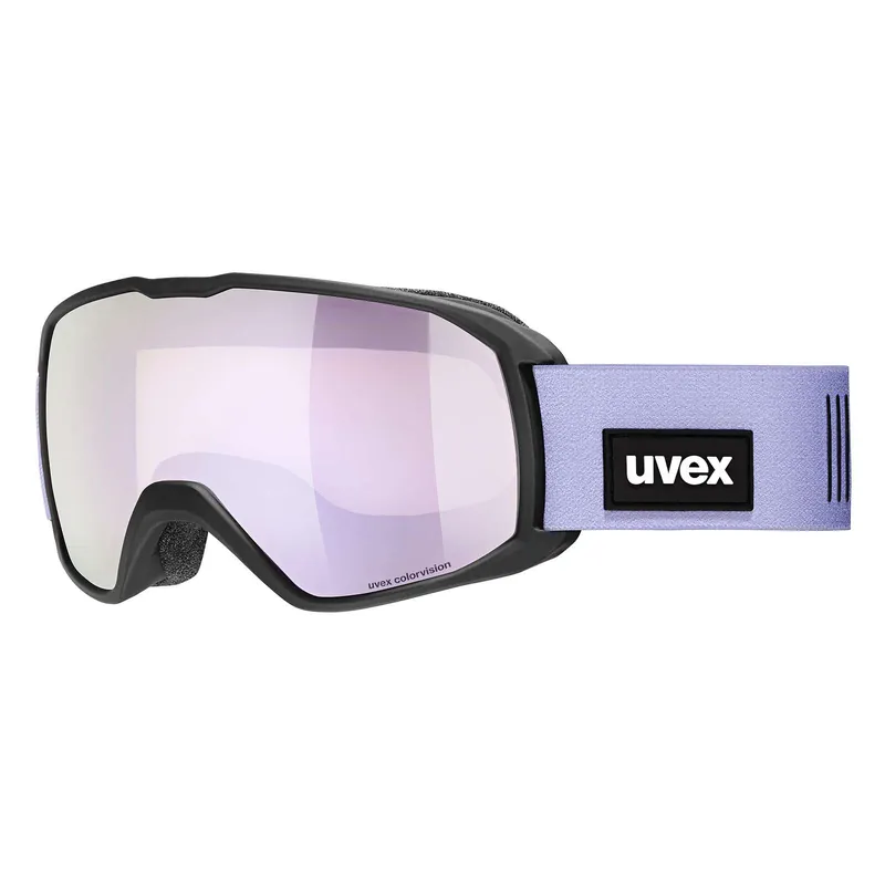 Top-Angebot uvex Goggle xcitd CV Skibrille black matt/ lavender mirror