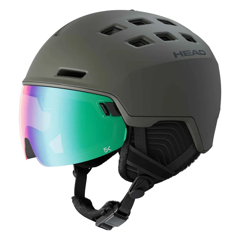 HEAD Radar 5K Skihelm Visier moss Sonderaktion