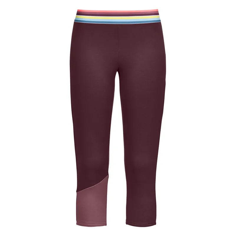 Abverkauf Ortovox Fleece Light Shorts Pants 3/4 Baselayer Damen winetasting