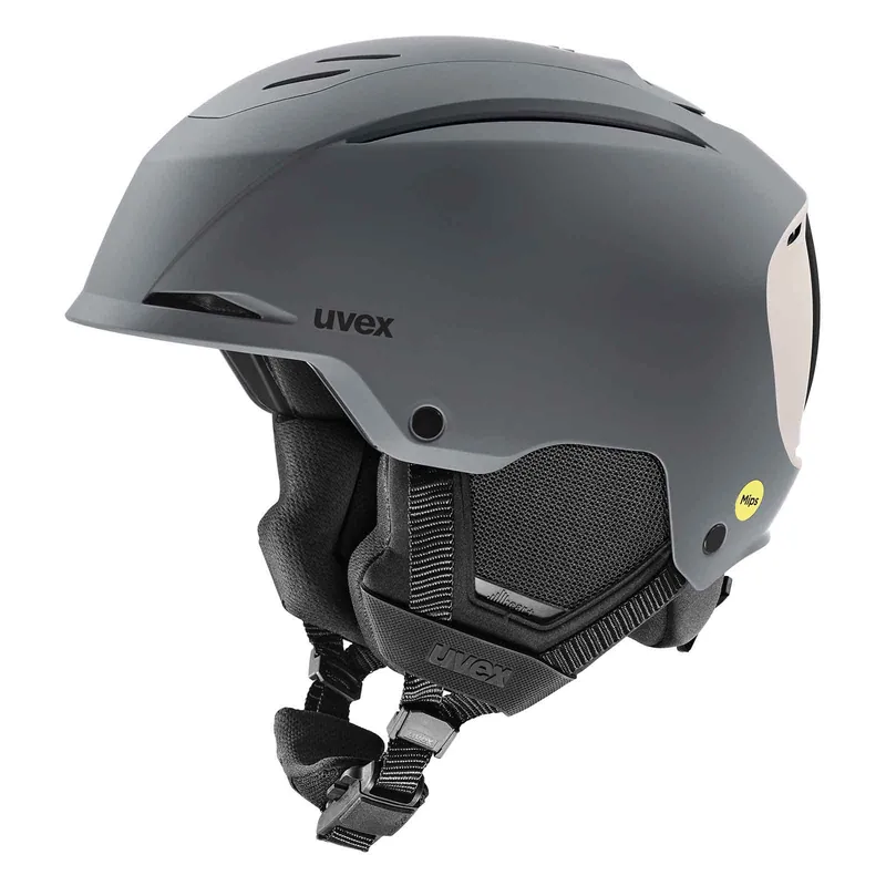 Nur Für Kurze Zeit uvex resolution Mips Skihelm rhino-warm grey matt