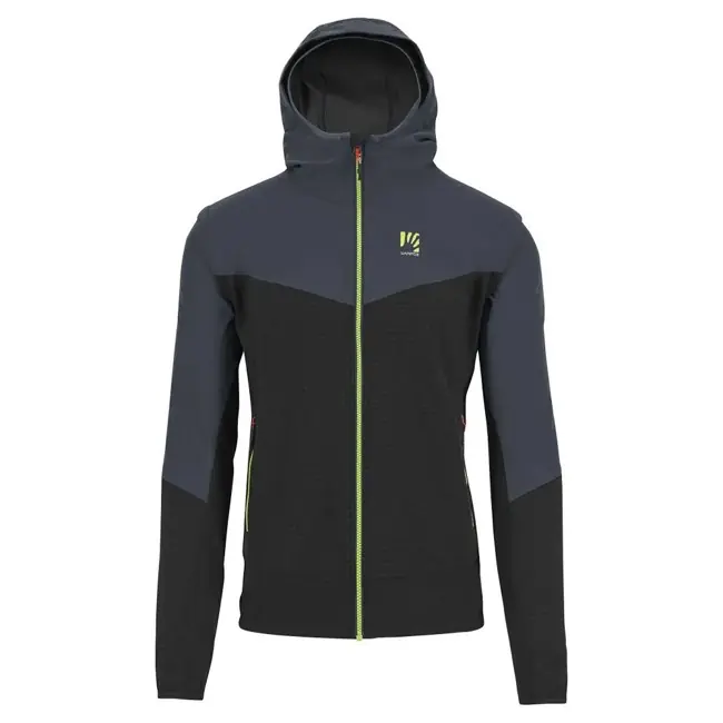 jacke karpos convertible jacket black/ombre blu Schnäppchen