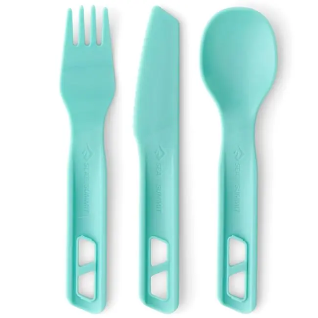 Knallerangebot sea to summit set cubiertos passage 3 piezas azul