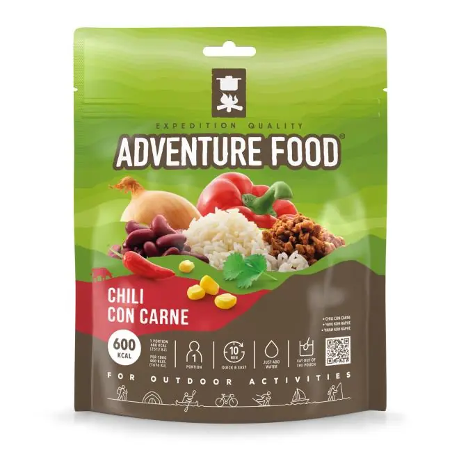 Preiswert adventure food chili con carne