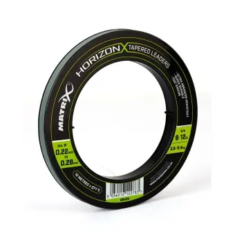 Matrix Vorfachschnur Horizon X Tapered Shock Leaders 5Stk. Neue Ware