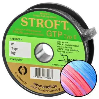 Heißes Angebot Stroft Schnur GTP Typ E geflochten multicolor 250m