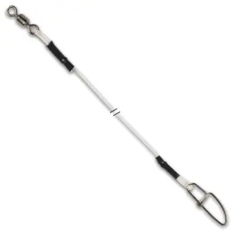 Markenprodukt VMC Fluorocarbon Hecht Vorfach mit Wirbel und Karabiner