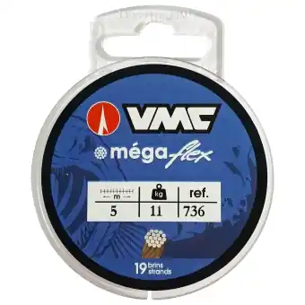 Kracherpreis VMC Megaflex Stahlvorfach Vorfachmaterial 1x19 C736 5m