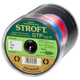 Begrenztes Angebot STROFT GTP Typ R Geflochtene Angelschnur 400m multicolor