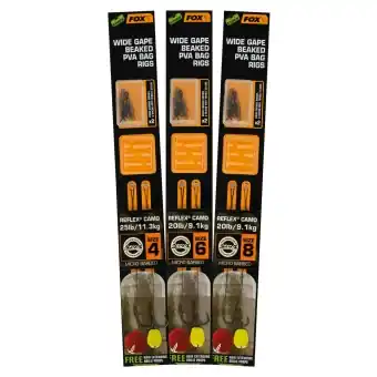 Fox Edges Wide Gape PVA Fertigrig Karpfenvorfach Angebot