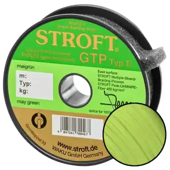 Stroft Schnur GTP Typ E geflochten maigrün 150m Nur Für Kurze Zeit