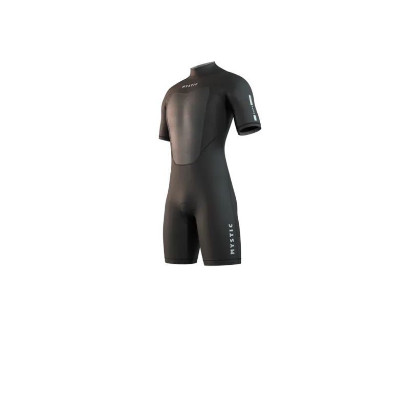 MYSTIC Brand Wetsuit Shorty 3/2mm Bzip Flatlock Black XXXL Markenware