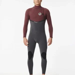 RIP CURL Flashbomb 3/2 Zip Free M Maroon Must-Have