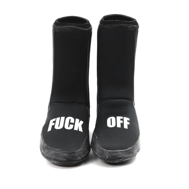 WETTY SURF BOOT 5mm Fuck OFF 42 Preisknaller